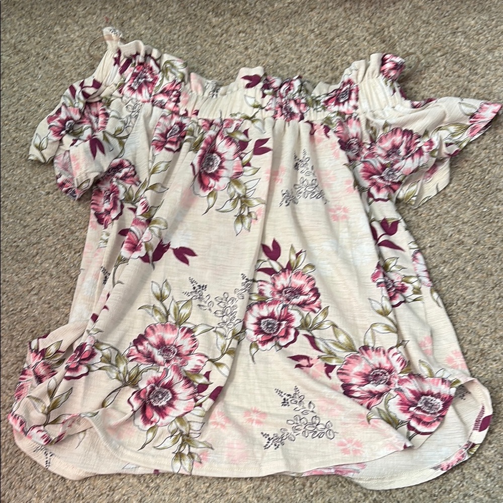 Floral Off-Shoulder Top